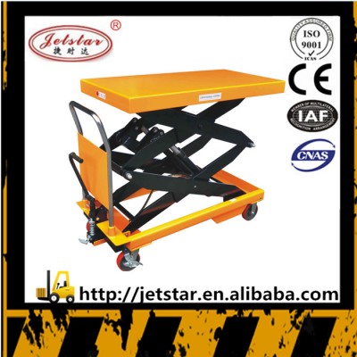 Trade assurance folding mini Scissor Lift table trolley