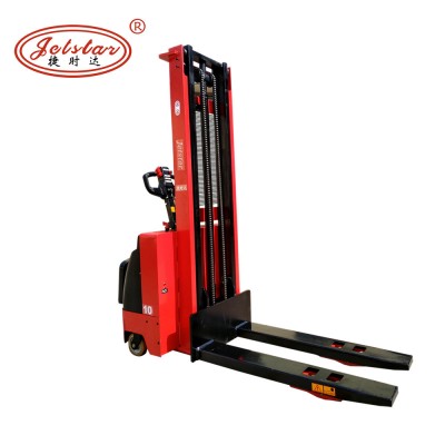 3m Cargo handling small electric pallet stacker fork lift