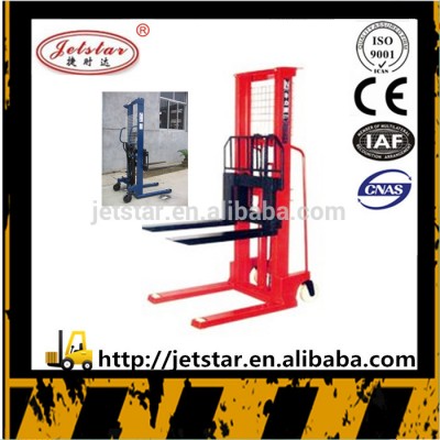 China small 2T manual Hand Hydraulic stacker forklift