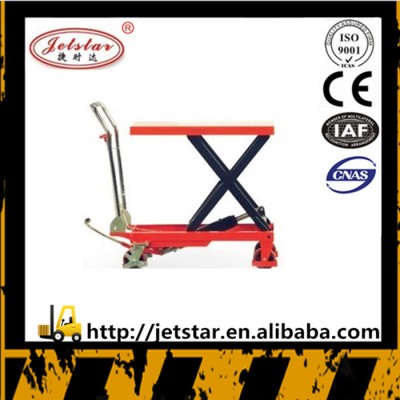 Small Hand Hydraulic Lifting Platform Trolley