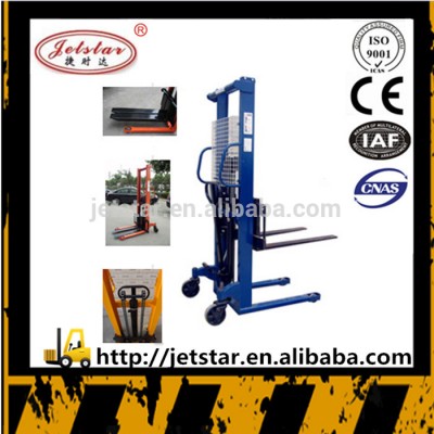 2 ton portable manual hand pallet hydraulic stacker